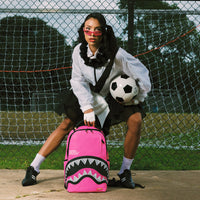 SPRAYGROUND® BACKPACK SHARK CENTRAL EMBROIDERED EFFECT BACKPACK
