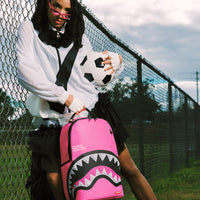 SPRAYGROUND® BACKPACK SHARK CENTRAL EMBROIDERED EFFECT BACKPACK