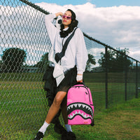 SPRAYGROUND® BACKPACK SHARK CENTRAL EMBROIDERED EFFECT BACKPACK