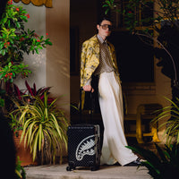 SPRAYGROUND® LUGGAGE NOIR FANG CARRY-ON LUGGAGE