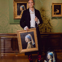 MAURITSHUIS MUSEUM SHARK PALETTE GIRL WITH A PEARL EARRING COLLAB BACKPACK