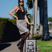 SPRAYGROUND® LUGGAGE MONEYBEAR VAULT: HARDSHELL CARRY-ON LUGGAGE
