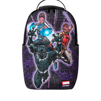 SPRAYGROUND® BACKPACK BLACK PANTHER OFFICIAL COLLAB - NEVER BACK DOWN BACKPACK
