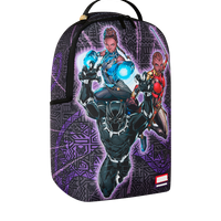 SPRAYGROUND® BACKPACK BLACK PANTHER OFFICIAL COLLAB - NEVER BACK DOWN BACKPACK