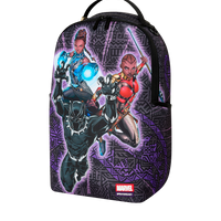 SPRAYGROUND® BACKPACK BLACK PANTHER OFFICIAL COLLAB - NEVER BACK DOWN BACKPACK