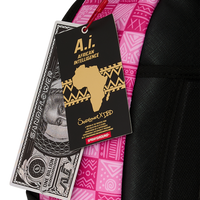 SPRAYGROUND® BACKPACK A.I. AFRICAN INTELLIGENCE THE SUNSET RESET BACKPACK - SANDFLOWER COLLAB