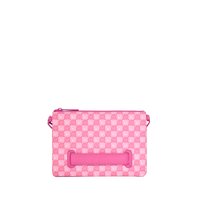 SPRAYGROUND® CROSSOVER CLUTCH SHINOBI SHARKS IN PARIS (PINK) CROSSOVER CLUTCH