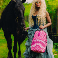 SPRAYGROUND® BACKPACK A.I. AFRICAN INTELLIGENCE THE SUNSET RESET BACKPACK - SANDFLOWER COLLAB