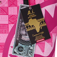 SPRAYGROUND® TOTE A.I. AFRICAN INTELLIGENCE THE SUNSET RESET TOTE - SANDFLOWER COLLAB