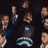 SPRAYGROUND® BACKPACK SHARK CENTRAL PASSPORT (BLUE) BACKPACK
