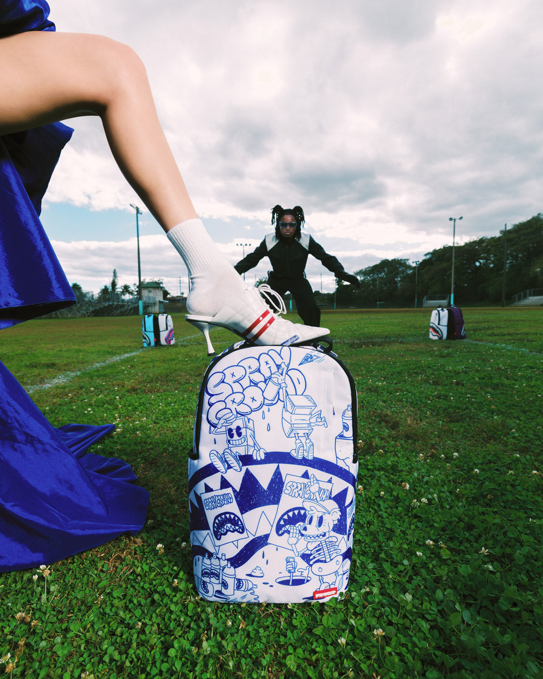 SPRAYGROUND® BACKPACK MONEY CREW - CASH & CHAOS BACKPACK