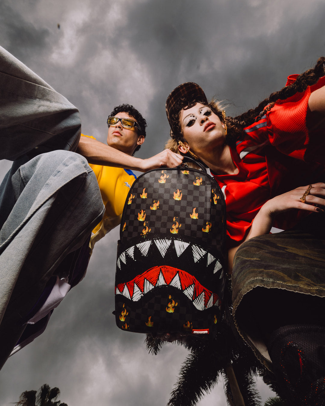 SPRAYGROUND® BACKPACK SUPER HOT FIRE SHARKS IN PARIS BACKPACK