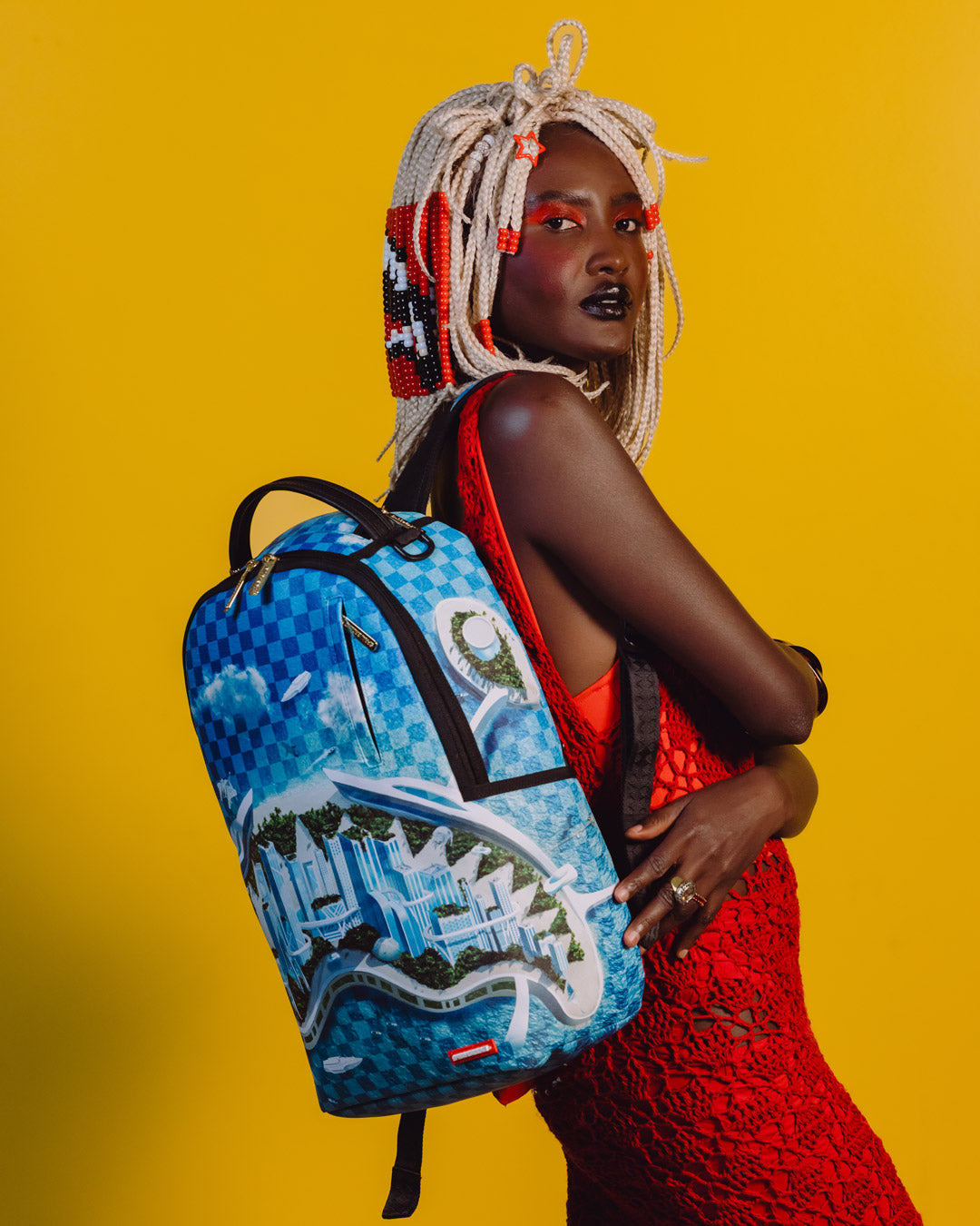 SPRAYGROUND® BACKPACK SHARK ISLAND SKYPORT FUTURE CITY BACKPACK