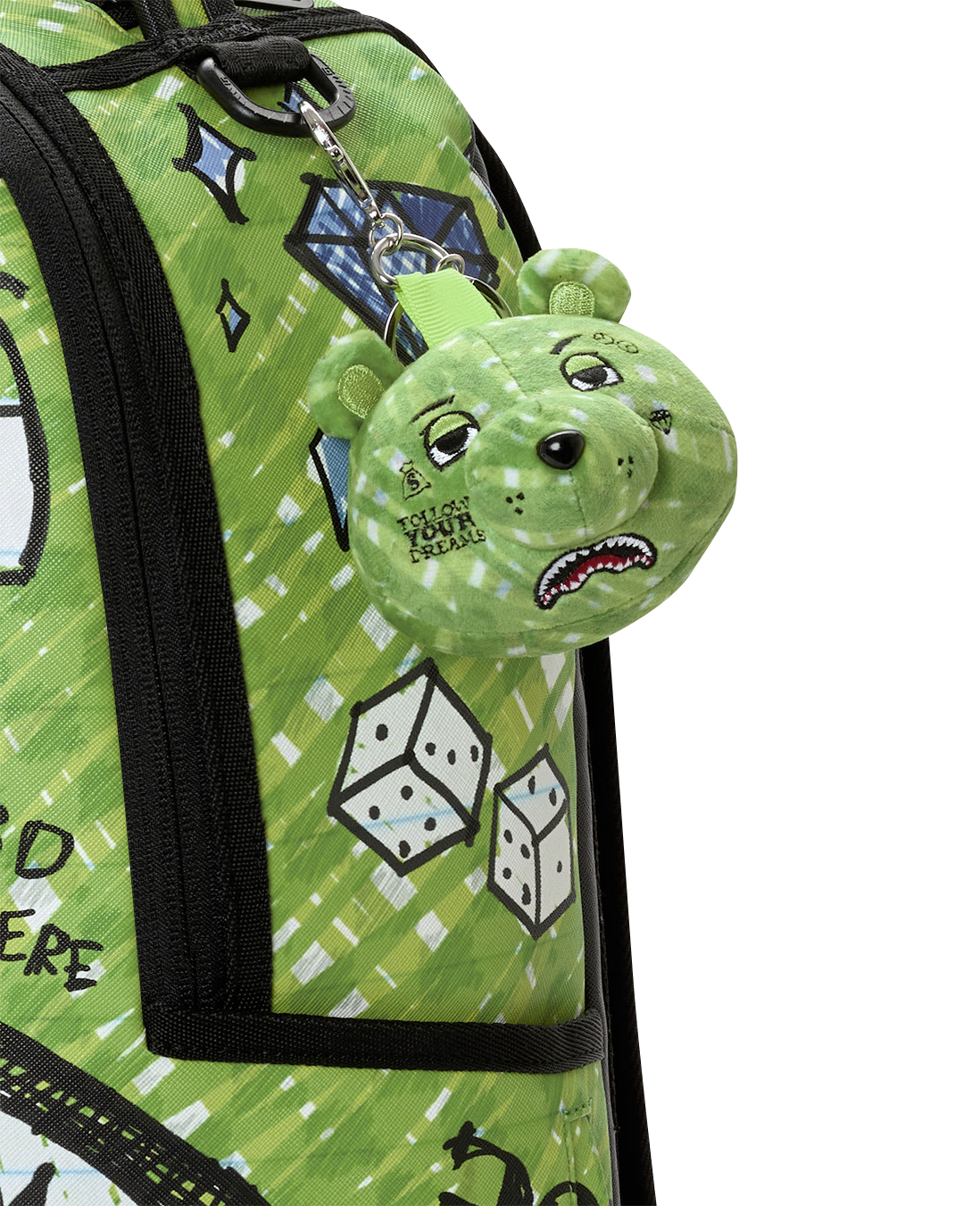 SPRAYGROUND® BACKPACK MONEYBEAR CHOMP & KEYCHAIN BACKPACK