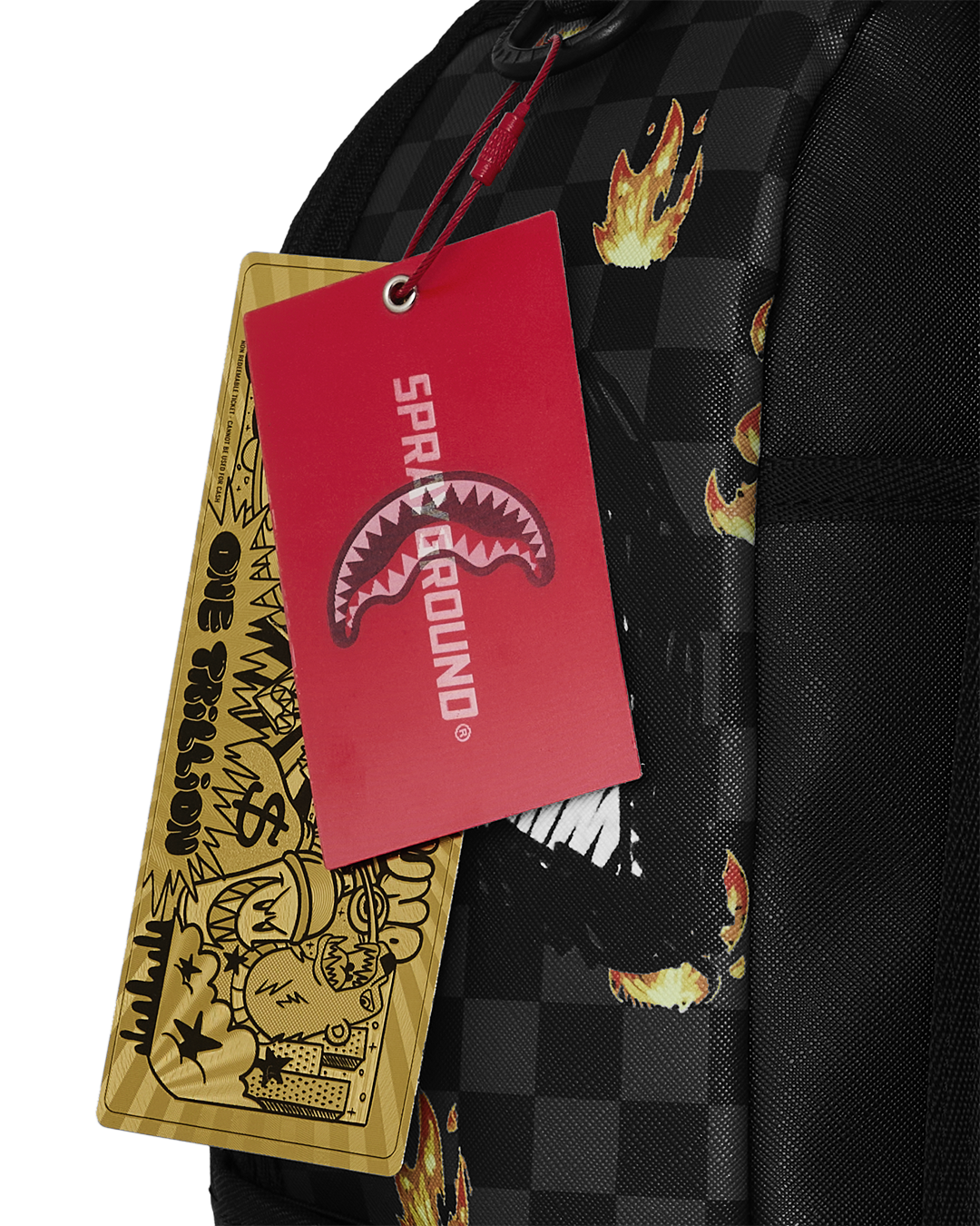 SPRAYGROUND® BACKPACK SUPER HOT FIRE SHARKS IN PARIS BACKPACK