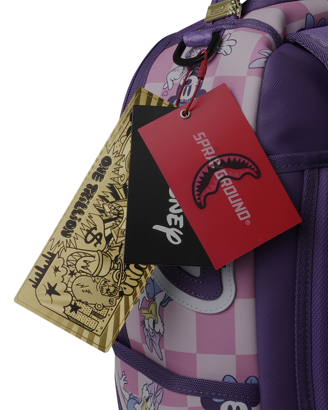 DISNEY MINNIE AND DAISY CHECKERS BACKPACK
