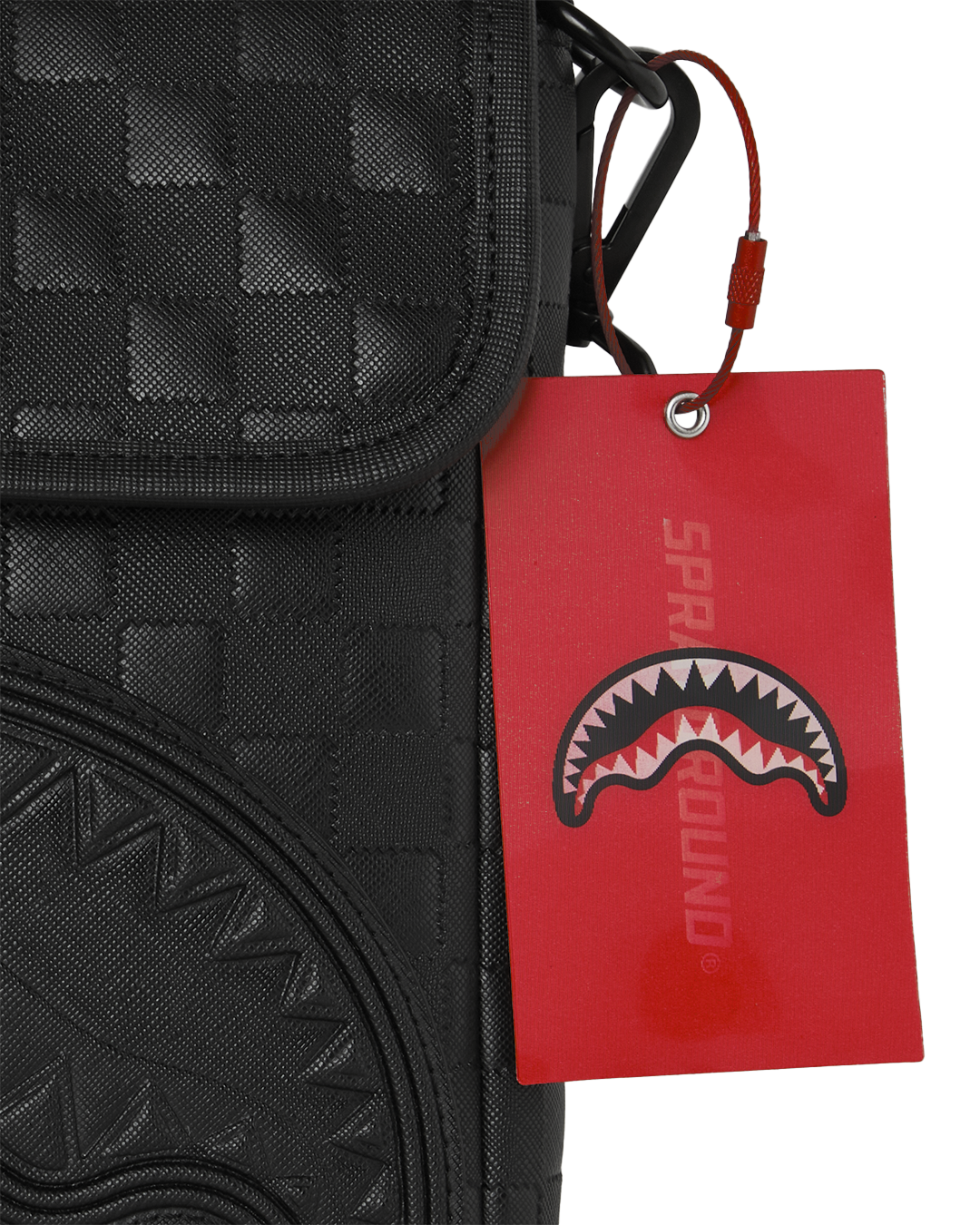 RAISED CHECK MESSENGER SLING