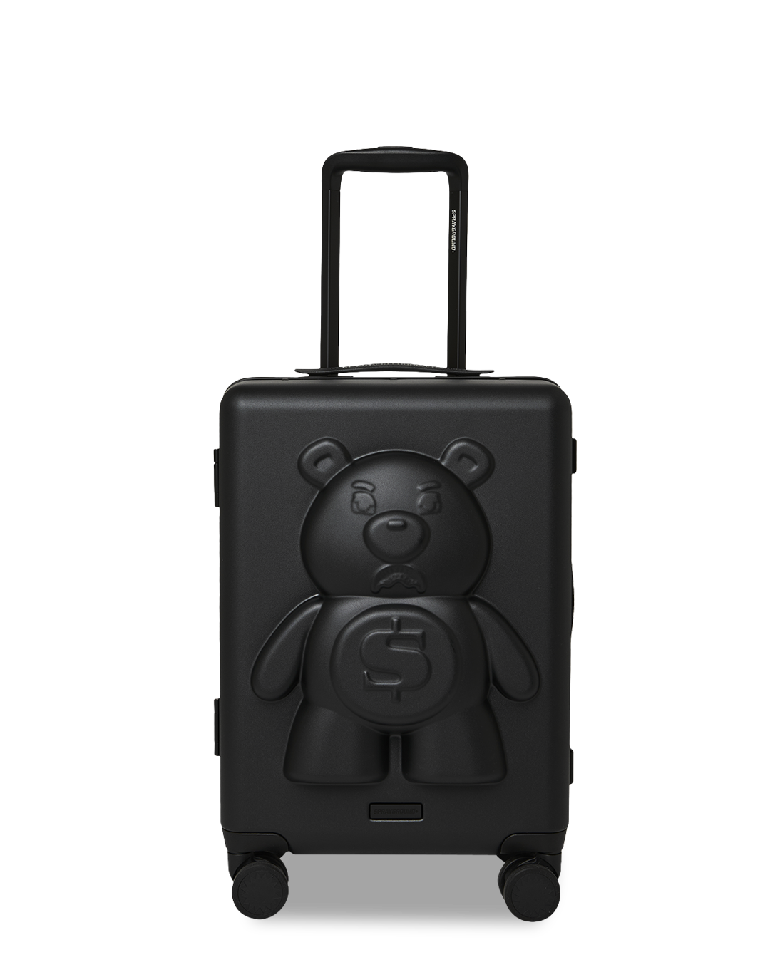 SPRAYGROUND® LUGGAGE MONEYBEAR MOGUL HARDSHELL CARRY-ON LUGGAGE (BLK)