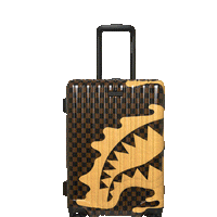 DESIGNER DRIP EFFECT CARRY-ON LUGGAGE