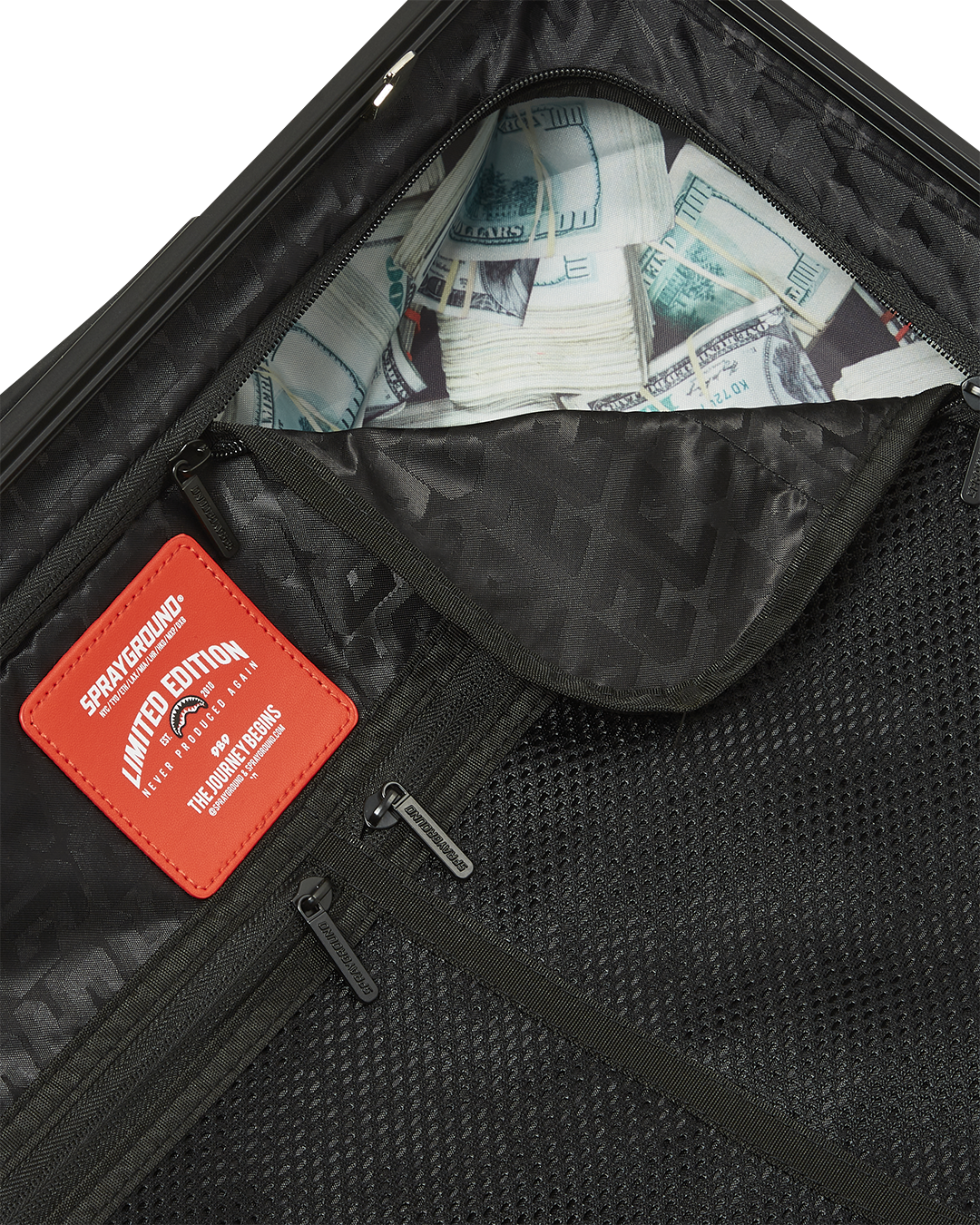 SPRAYGROUND® LUGGAGE THE GHOST MAISON SHARKITECTURE FULL-SIZE LUGGAGE