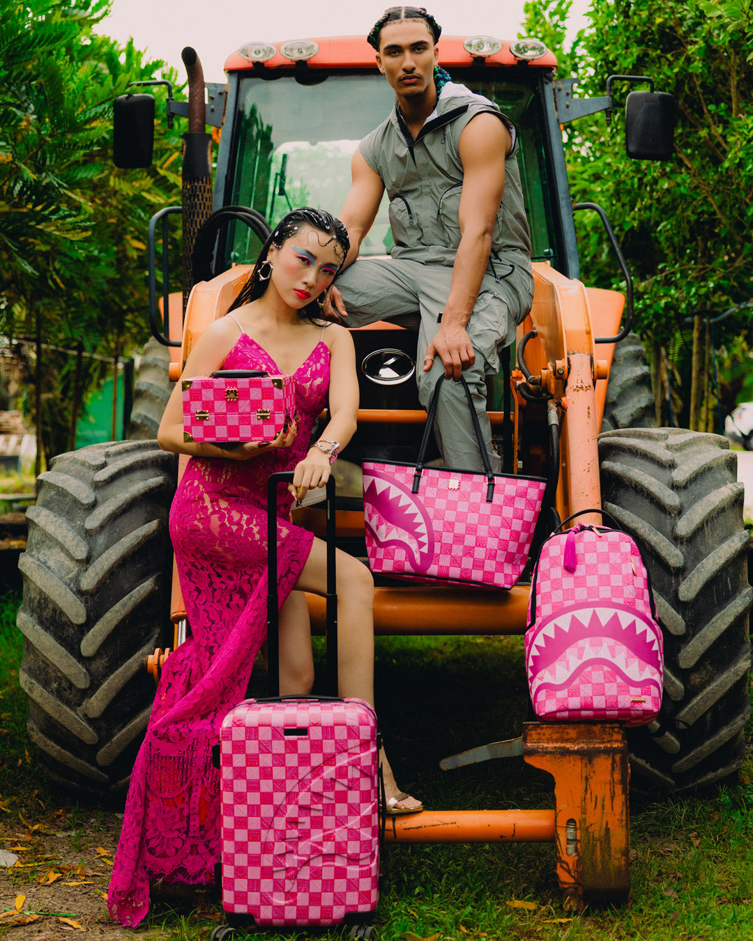 A.I. AFRICAN INTELLIGENCE THE SUNSET RESET CARRY-ON LUGGAGE - SANDFLOWER COLLAB
